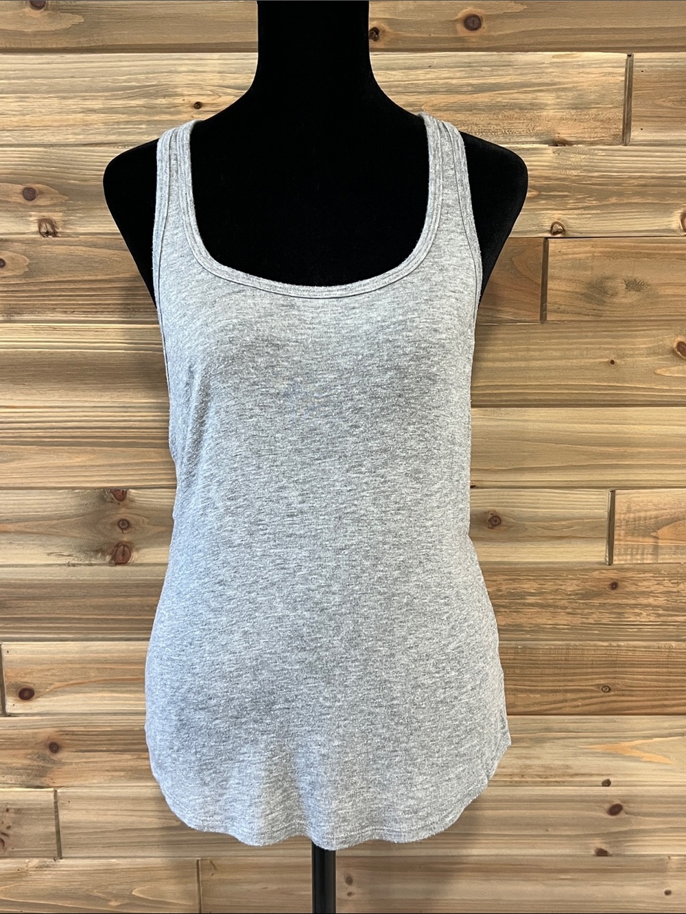The Line by K heather grey racerback tank top